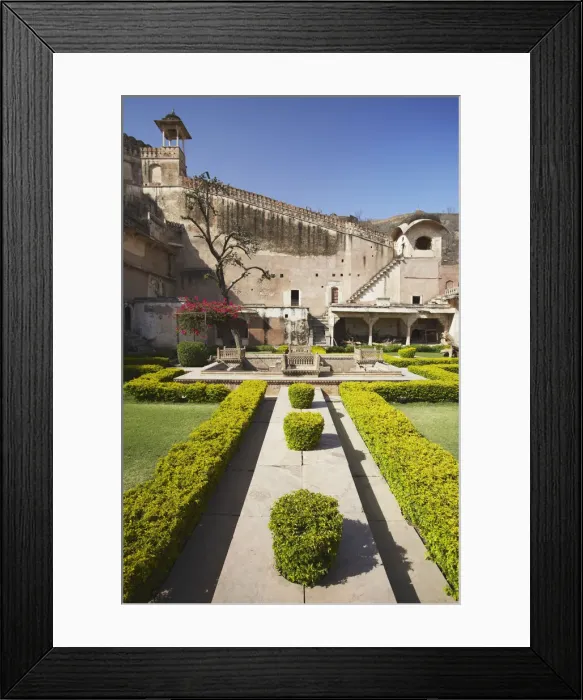 Framed Print : Garden in Chitrasala, Bundi Palace, Bundi, Rajasthan, India Framed Print : Garden in Chitrasala, Bundi Palace, Bundi, Rajasthan, India