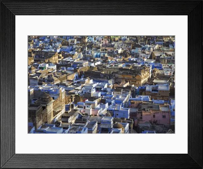 Framed Print : View of Bundi old town, Bundi, Rajasthan, India Framed Print : View of Bundi old town, Bundi, Rajasthan, India