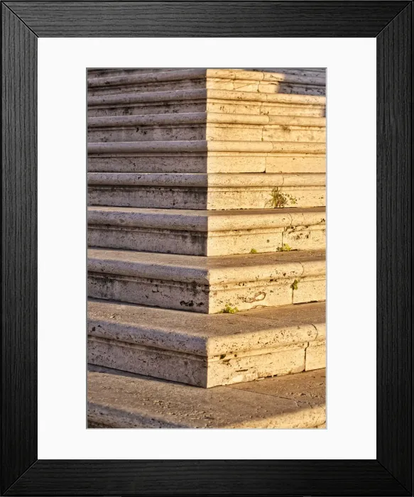 Framed Print : detail of roman stairs. Rome, Lazio, Italy, Europe Framed Print : detail of roman stairs. Rome, Lazio, Italy, Europe