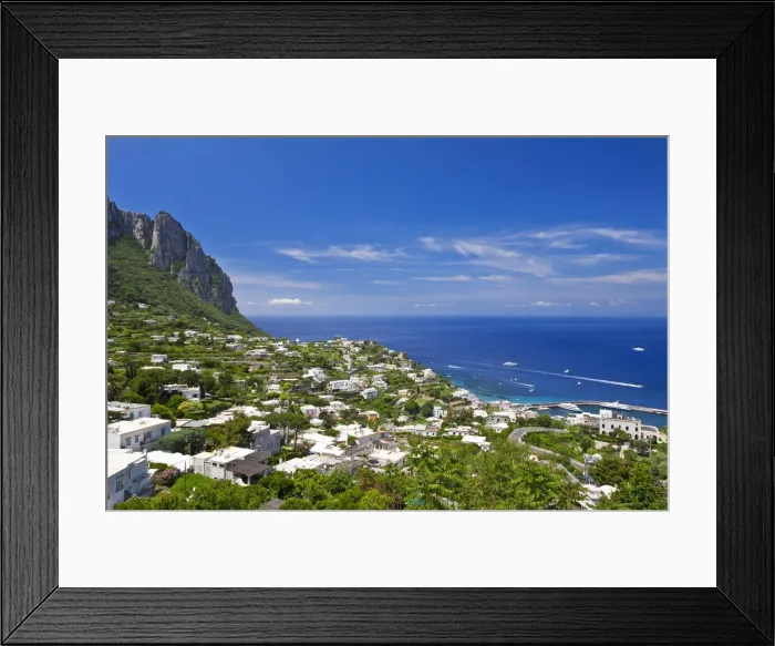 Framed Print : Italy, Campania, Napoli district, Capri Framed Print : Italy, Campania, Napoli district, Capri