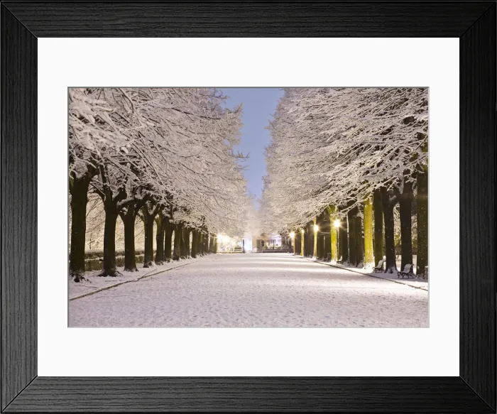 Framed Print : Italy, Umbria, Terni district, Terni, passeggiata, public garden in winter Framed Print : Italy, Umbria, Terni district, Terni, passeggiata, public garden in winter