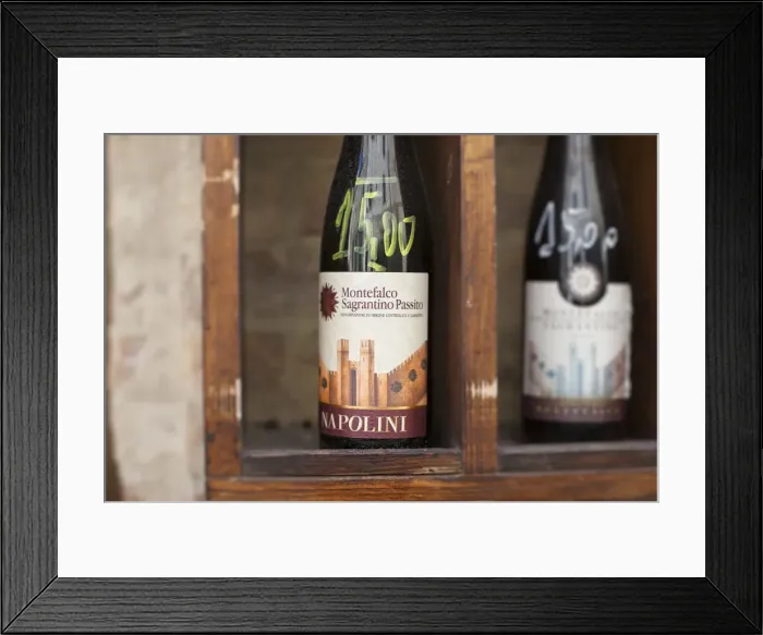 Framed Print : Italy, Umbria, Perugia district, Montefalco. Winery shop Framed Print : Italy, Umbria, Perugia district, Montefalco. Winery shop