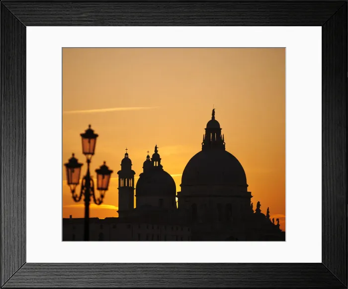 Framed Print : Basilica di Santa Maria della Salute at sunset, Venice, Veneto region, Italy Framed Print : Basilica di Santa Maria della Salute at sunset, Venice, Veneto region, Italy