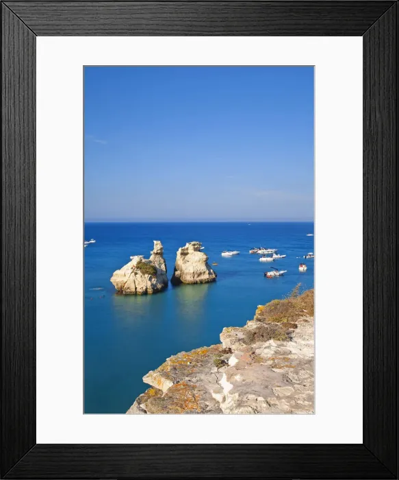 Framed Print : Italy, Puglia, Lecce district, Salentine Peninsula, Salento, Torre dell Orso locality Framed Print : Italy, Puglia, Lecce district, Salentine Peninsula, Salento, Torre dell Orso locality