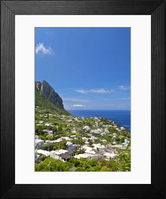 Framed Print : Italy, Campania, Napoli district, Capri Framed Print : Italy, Campania, Napoli district, Capri