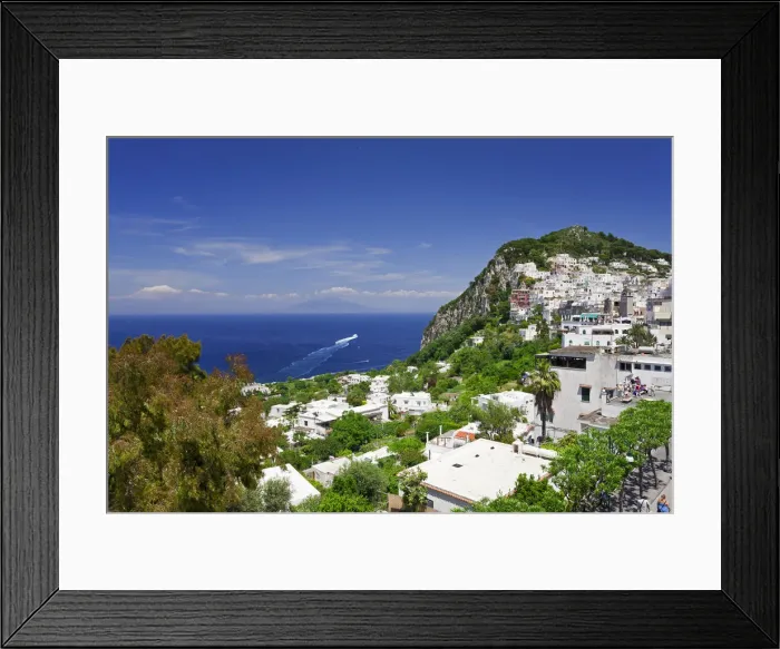 Framed Print : Italy, Campania, Napoli district, Capri Framed Print : Italy, Campania, Napoli district, Capri
