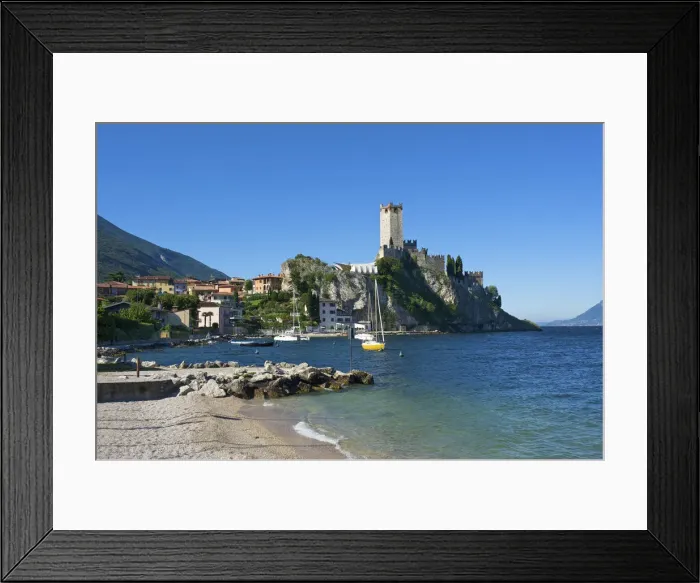 Framed Print : Malcesine, Lake Garda, Italy
