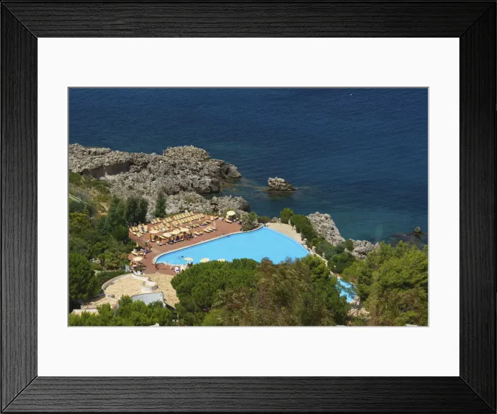 Framed Print : Swimming Pool near San Vito lo Capo, Sicily, Italy Framed Print : Swimming Pool near San Vito lo Capo, Sicily, Italy