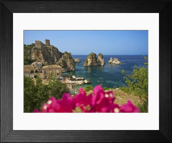 Framed Print : Scopello, Sicily, Italy Framed Print : Scopello, Sicily, Italy