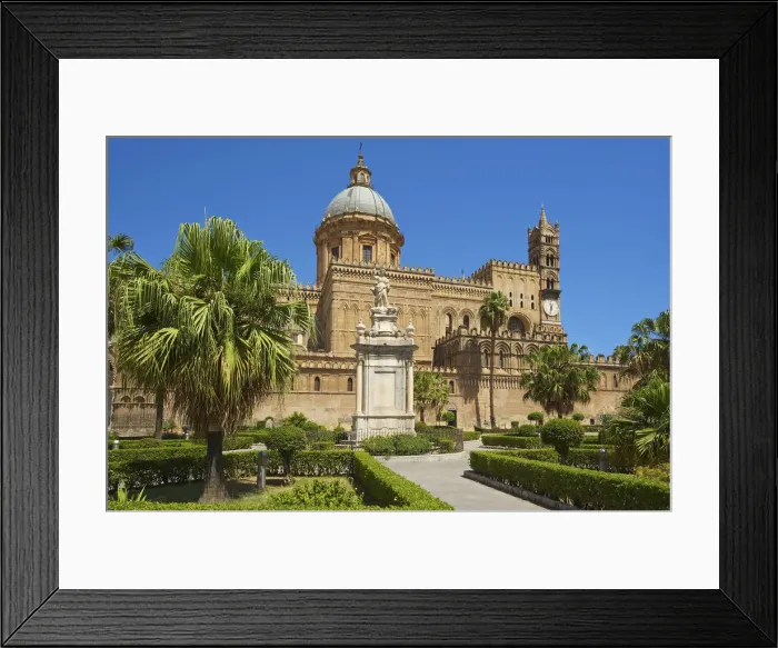 Framed Print : Cathedral Maria Santissima, Palermo, Sicily, Italy