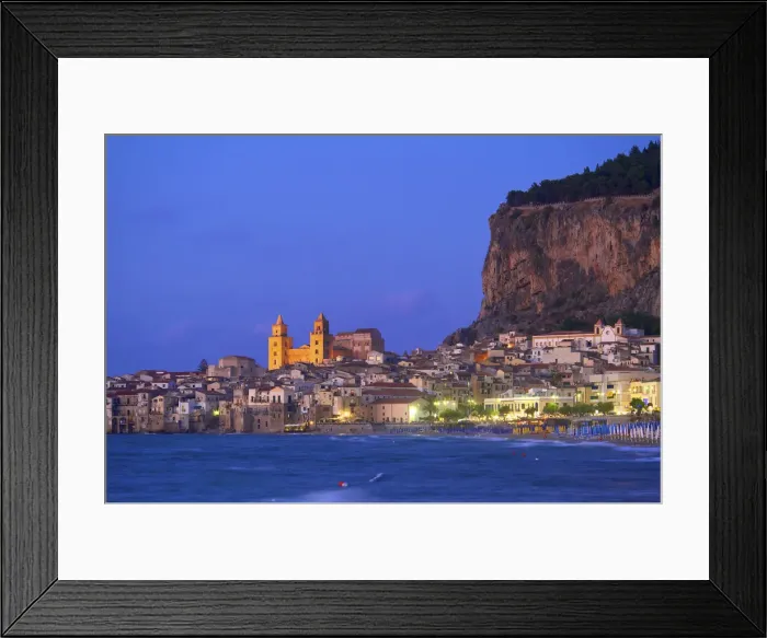 Framed Print : Beach of Cefalu, Sicily, Italy Framed Print : Beach of Cefalu, Sicily, Italy