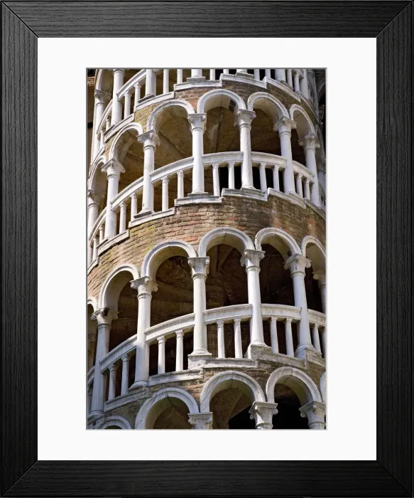Framed Print : Spiral stairs, Palazzo Contarini del Bovolo, Venice, Veneto, Italy Framed Print : Spiral stairs, Palazzo Contarini del Bovolo, Venice, Veneto, Italy