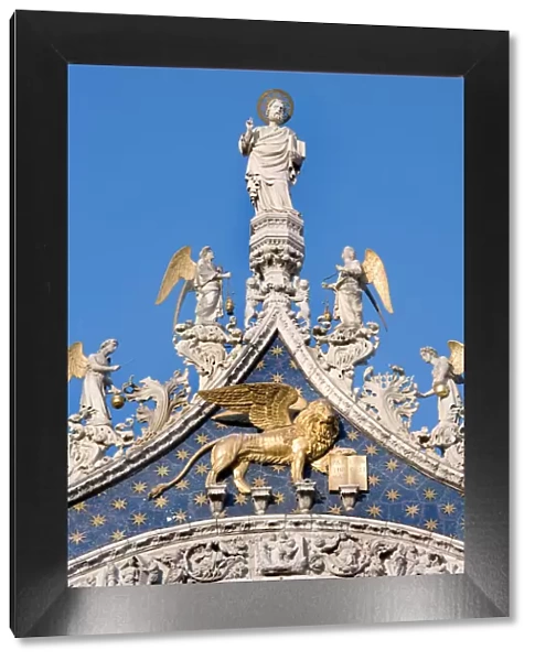 Venecian Lion, St. Marks Basilica, Venice, Veneto, Italy