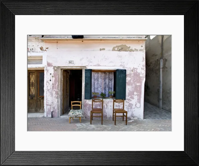 Framed Print : House, Burano Island, Venice, Veneto, Italy Framed Print : House, Burano Island, Venice, Veneto, Italy