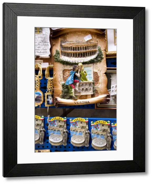 Framed Print : Souvenirs, Verona, Veneto, Italy Framed Print : Souvenirs, Verona, Veneto, Italy