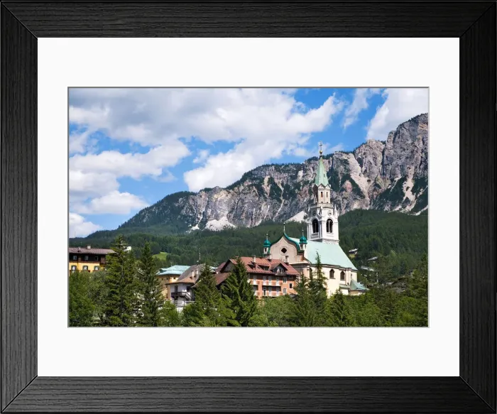 Framed Print : Cortina d Ampezzo, Dolomites, Veneto, Italy
