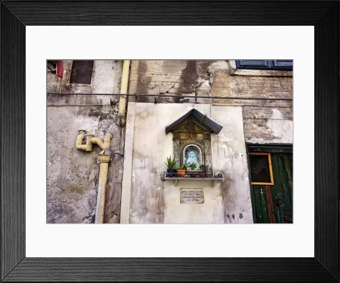Framed Print : Shrine on a street, Palermo, Sicily, Italy Framed Print : Shrine on a street, Palermo, Sicily, Italy