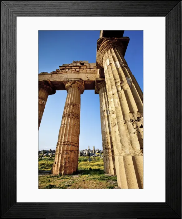 Framed Print : Temple E Selinute, Selinut, Sicily, Italy Framed Print : Temple E Selinute, Selinut, Sicily, Italy