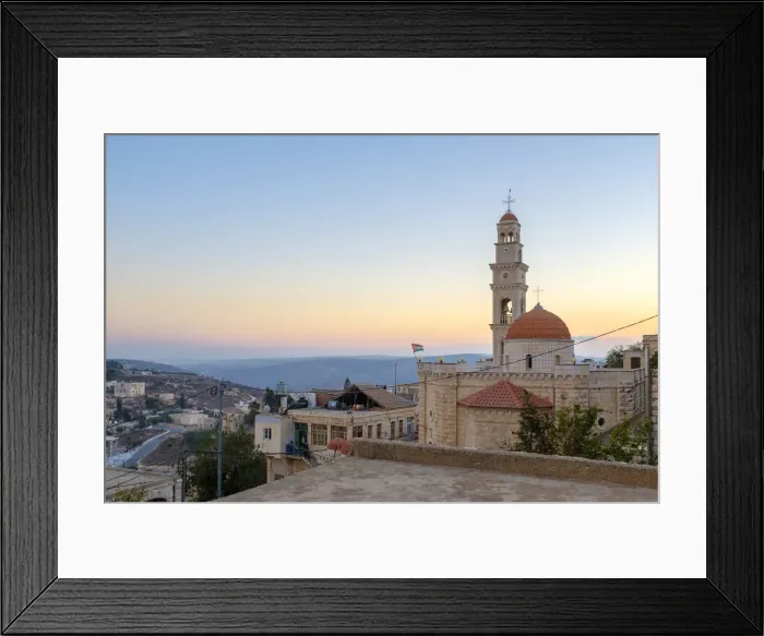 Framed Print : Palestine, West Bank, Ramallah and al-Bireh, Taybeh village