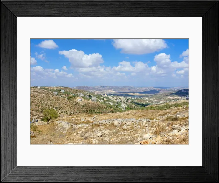 Framed Print : Palestine, West Bank, Nablus District, Al Naqura Village near Sebastia Framed Print : Palestine, West Bank, Nablus District, Al Naqura Village near Sebastia