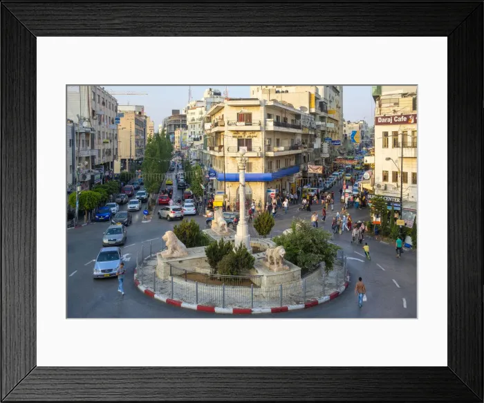 Framed Print : Palestine, West Bank, Ramallah and al-Bireh, Ramallah Framed Print : Palestine, West Bank, Ramallah and al-Bireh, Ramallah