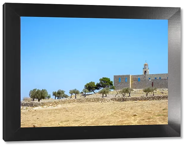 Palestine, West Bank, Bethlehem Governorate, Al-Ubeidiya. Monastery of Saint Theodosius