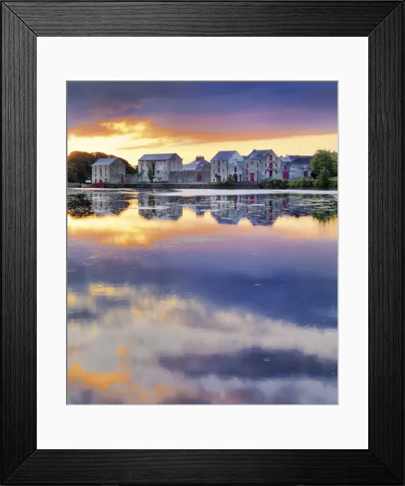 Framed Print : Ireland, Co. Donegal, Ramelton, River lennon at sunrise Framed Print : Ireland, Co. Donegal, Ramelton, River lennon at sunrise
