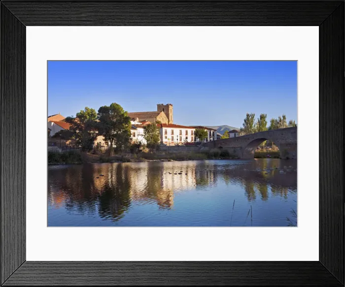 Framed Print : Europe, Spain, Castile and Leon, Avila, El Barco de Avila town showing the medieval Framed Print : Europe, Spain, Castile and Leon, Avila, El Barco de Avila town showing the medieval