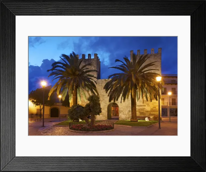 Framed Print : City Gate Xara, Alcudia, Majorca, Balearics, Spain Framed Print : City Gate Xara, Alcudia, Majorca, Balearics, Spain