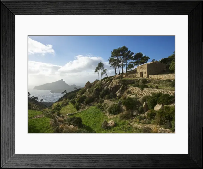 Framed Print : Cloister Ruins, Sa Trapa, near Sant Elm, Majorca, Balearics, Spain Framed Print : Cloister Ruins, Sa Trapa, near Sant Elm, Majorca, Balearics, Spain