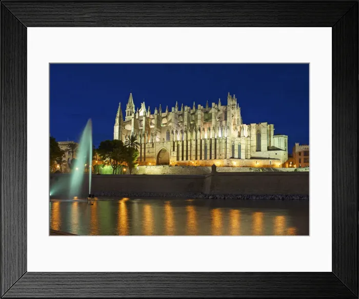 Framed Print : Cathedral La Seu, Palma de Mallorca, Majorca Balearics, Spain Framed Print : Cathedral La Seu, Palma de Mallorca, Majorca Balearics, Spain