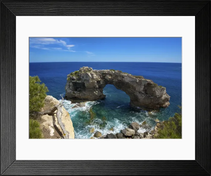 Framed Print : Es Pontas near Cala Llombarts, Majorca, Balearics, Spain Framed Print : Es Pontas near Cala Llombarts, Majorca, Balearics, Spain
