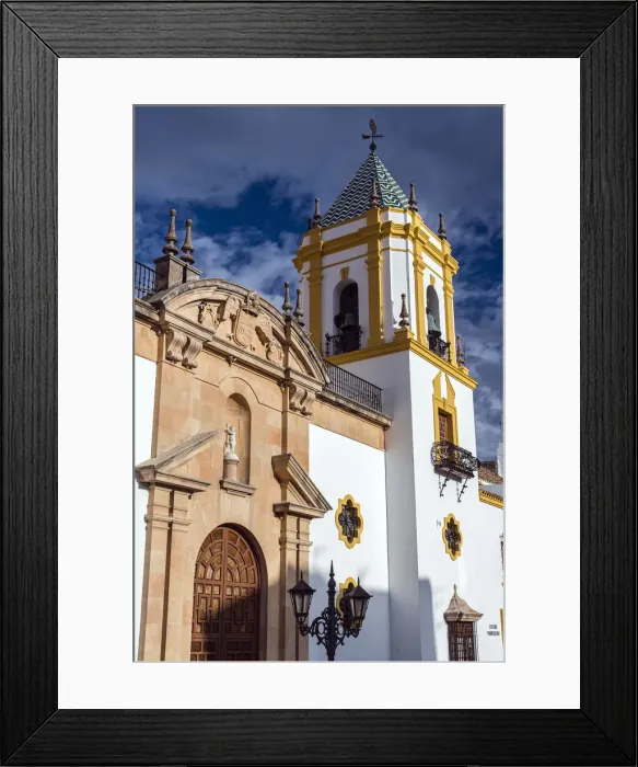 Framed Print : Iglesia del Socorro church, Plaza del Socorro, Ronda, Andalusia, Spain Framed Print : Iglesia del Socorro church, Plaza del Socorro, Ronda, Andalusia, Spain