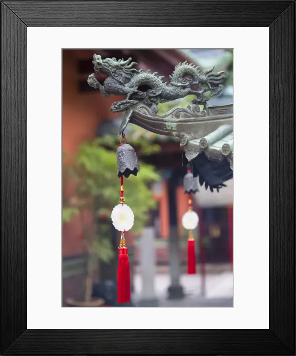 Framed Print : Thian Hock Keng Temple, Chinatown, Singapore
