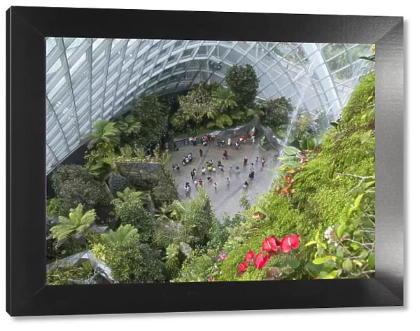 Cloud Forest greenhouse in Gardens by the Bay, Singapore