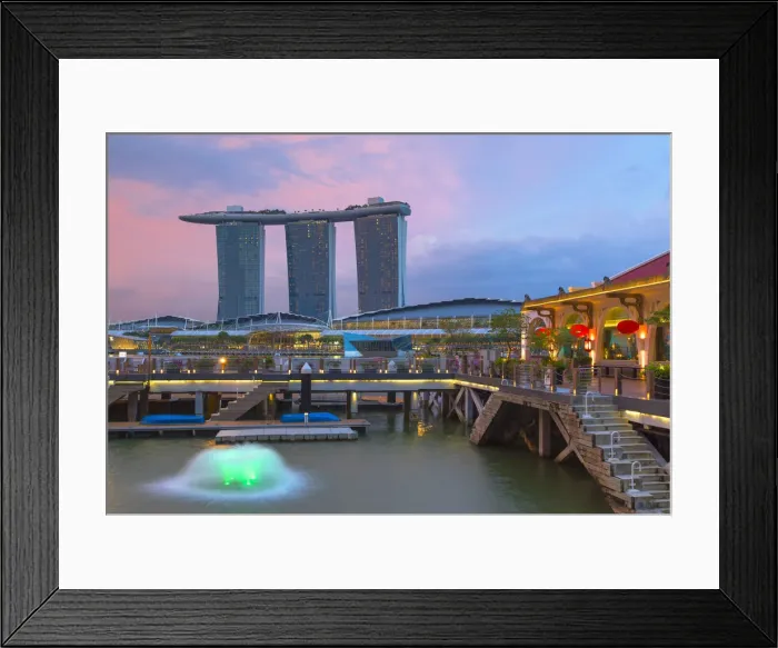 Framed Print : Marina Bay Sands Hotel and Marina Bay, Singapore Framed Print : Marina Bay Sands Hotel and Marina Bay, Singapore