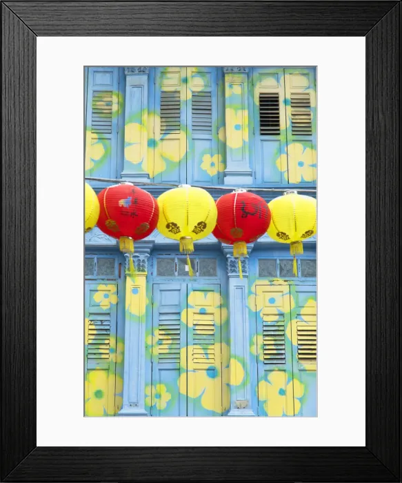 Framed Print : Lanterns, Chinatown, Singapore Framed Print : Lanterns, Chinatown, Singapore