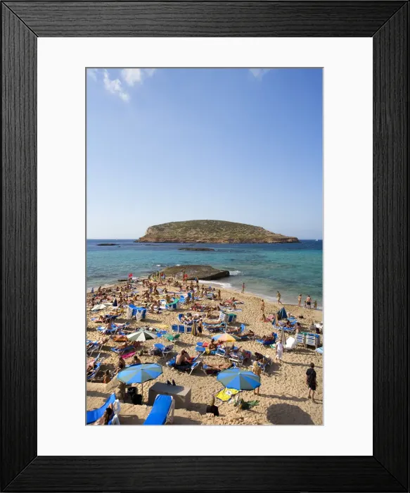 Framed Print : Cala Comte, Ibiza, the Balearic Islands, Spain Framed Print : Cala Comte, Ibiza, the Balearic Islands, Spain