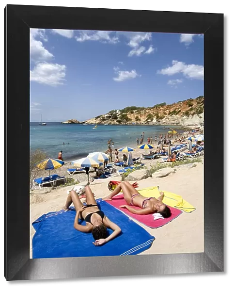 Cala d Hort, Ibiza, the Balearic Islands, Spain
