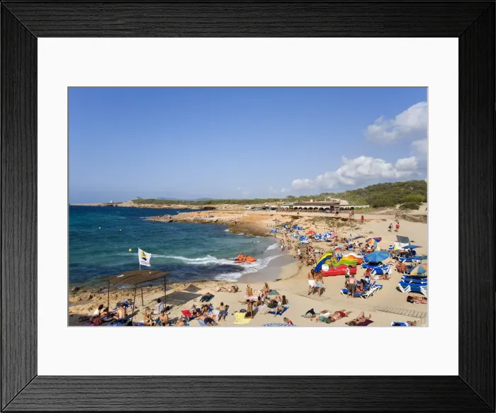 Framed Print : Cala Comte, Ibiza, the Balearic Islands, Spain Framed Print : Cala Comte, Ibiza, the Balearic Islands, Spain