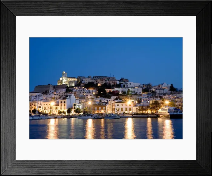Framed Print : Harbour, Dalt Vila, Eivissa, Ibiza, the Balearic Islands, Spain Framed Print : Harbour, Dalt Vila, Eivissa, Ibiza, the Balearic Islands, Spain