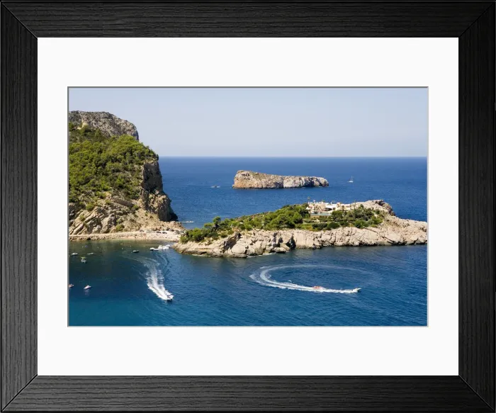 Framed Print : Port Sant Miquel, Ibiza, the Balearic Islands, Spain Framed Print : Port Sant Miquel, Ibiza, the Balearic Islands, Spain