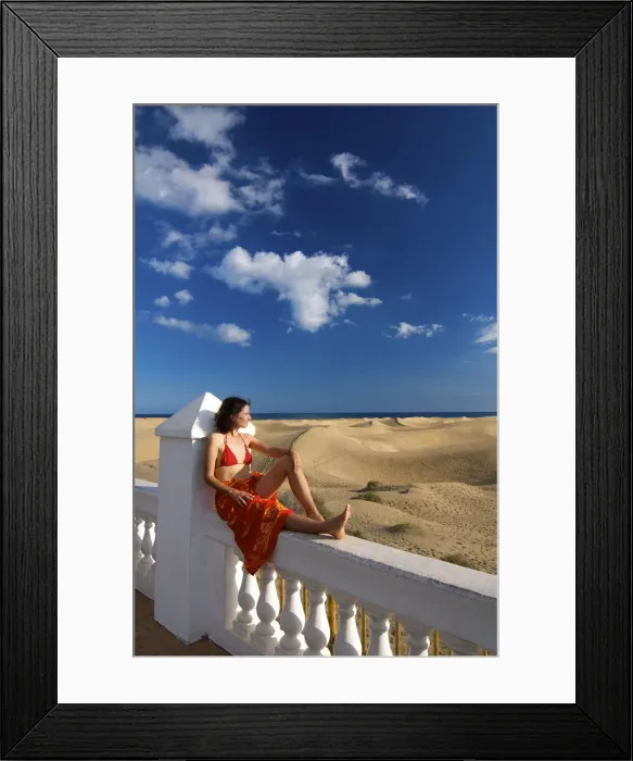 Framed Print : Sand dunes of Maspalomas, Gran Canaria, Canary Islands, Spain (MR) Framed Print : Sand dunes of Maspalomas, Gran Canaria, Canary Islands, Spain (MR)