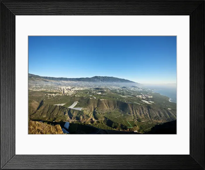 Framed Print : View from Mirador del Time towards Los Llanos and Cumbre Nueva, La Palma, Canary Islands Framed Print : View from Mirador del Time towards Los Llanos and Cumbre Nueva, La Palma, Canary Islands