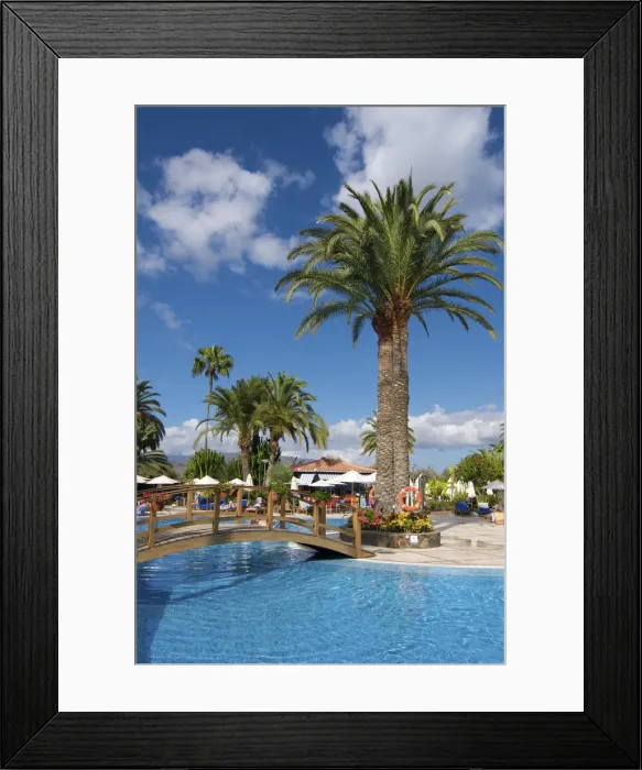 Framed Print : Grand Hotel Residencia, Maspalomas, Gran Canaria, Canary Islands, Spain
