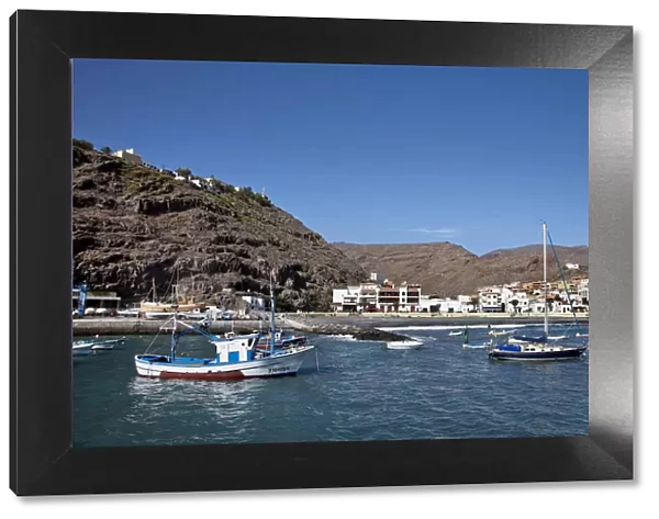 Harbour, Playa Santiago, La Gomera, Canary Islands, Spain