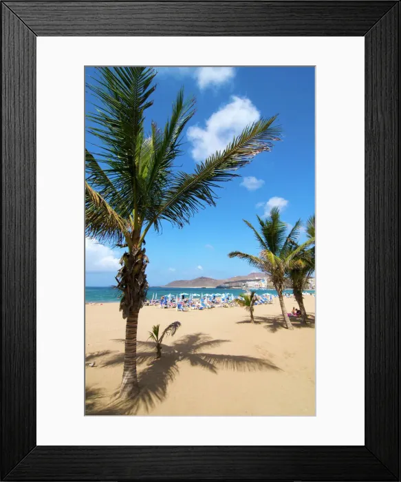 Framed Print : Las Canteras beach, Las Palmas, Gran Canaria, Canary Islands, Spain Framed Print : Las Canteras beach, Las Palmas, Gran Canaria, Canary Islands, Spain