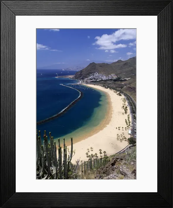 Framed Print : Playa de las Teresitas in San Andres, Tenerife, Canary Islands, Spain Framed Print : Playa de las Teresitas in San Andres, Tenerife, Canary Islands, Spain
