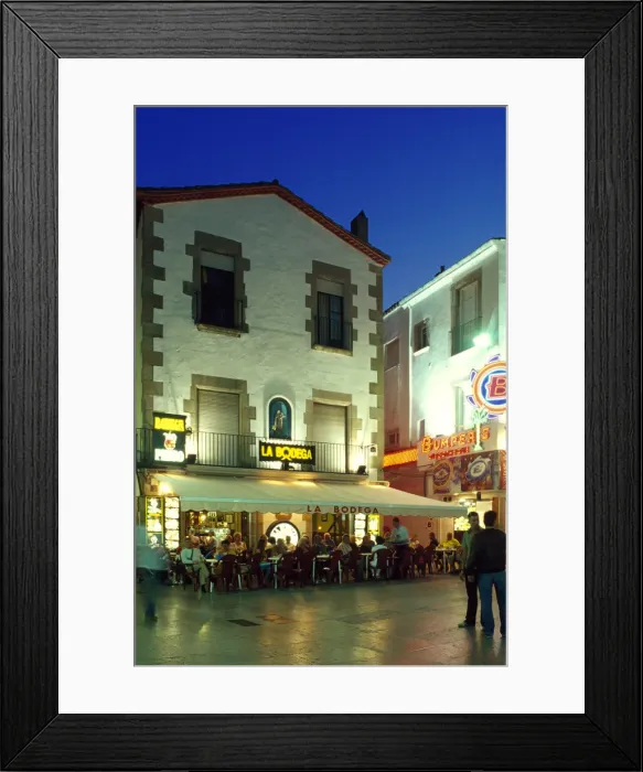 Framed Print : Bar, Lloret de Mar, Costa Brava, Catalonia, Spain Framed Print : Bar, Lloret de Mar, Costa Brava, Catalonia, Spain