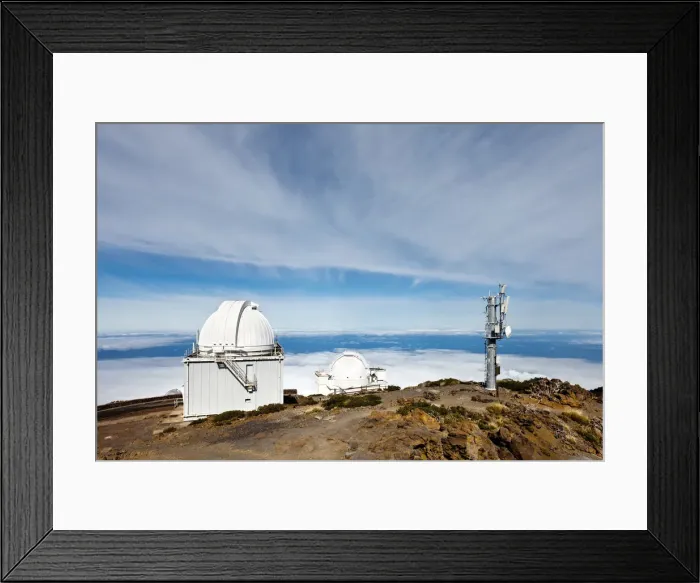 Framed Print : Observatory, Roque de los Muchachos, Caldera de Taburiente, La Palma, Canary Islands Framed Print : Observatory, Roque de los Muchachos, Caldera de Taburiente, La Palma, Canary Islands